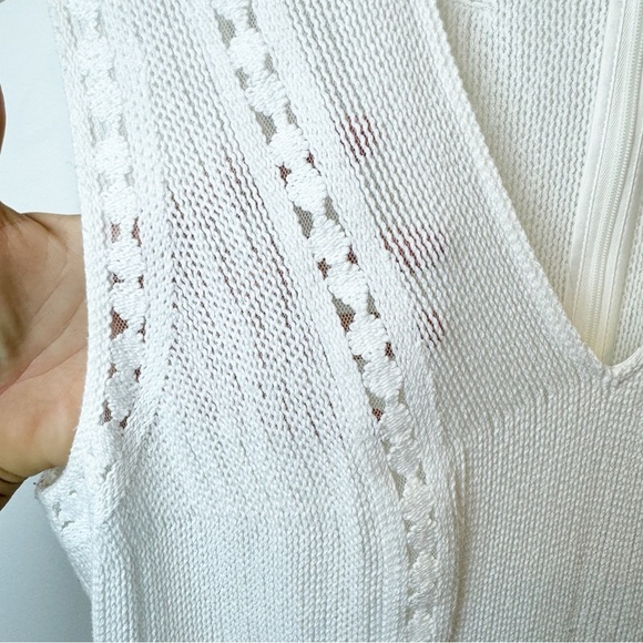 Kobi Halperin | Amani Fringe Hem Dress in White - Picture 5 of 8